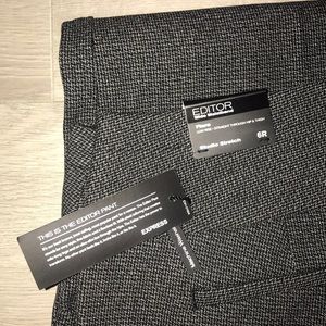 Express Editor Wide Waistband Dress Pant